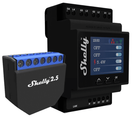 Zestaw urządzeń Satel do systemów alarmowych i automatyki budynkowej.