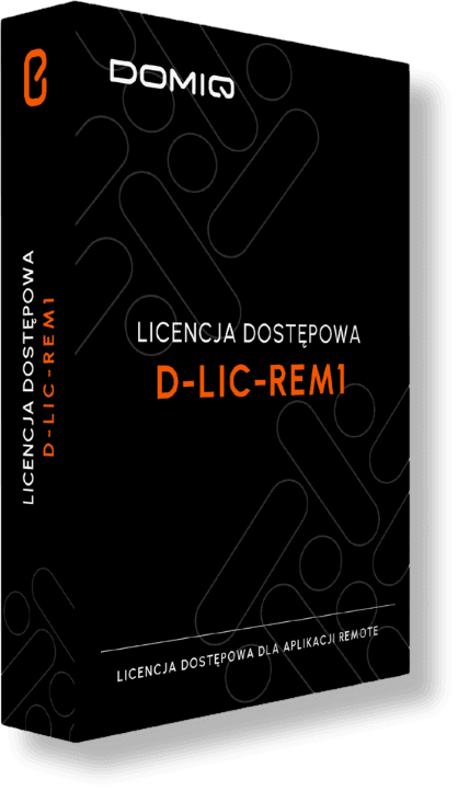 Licencja D-LIC-REM1 dla DOMIQ