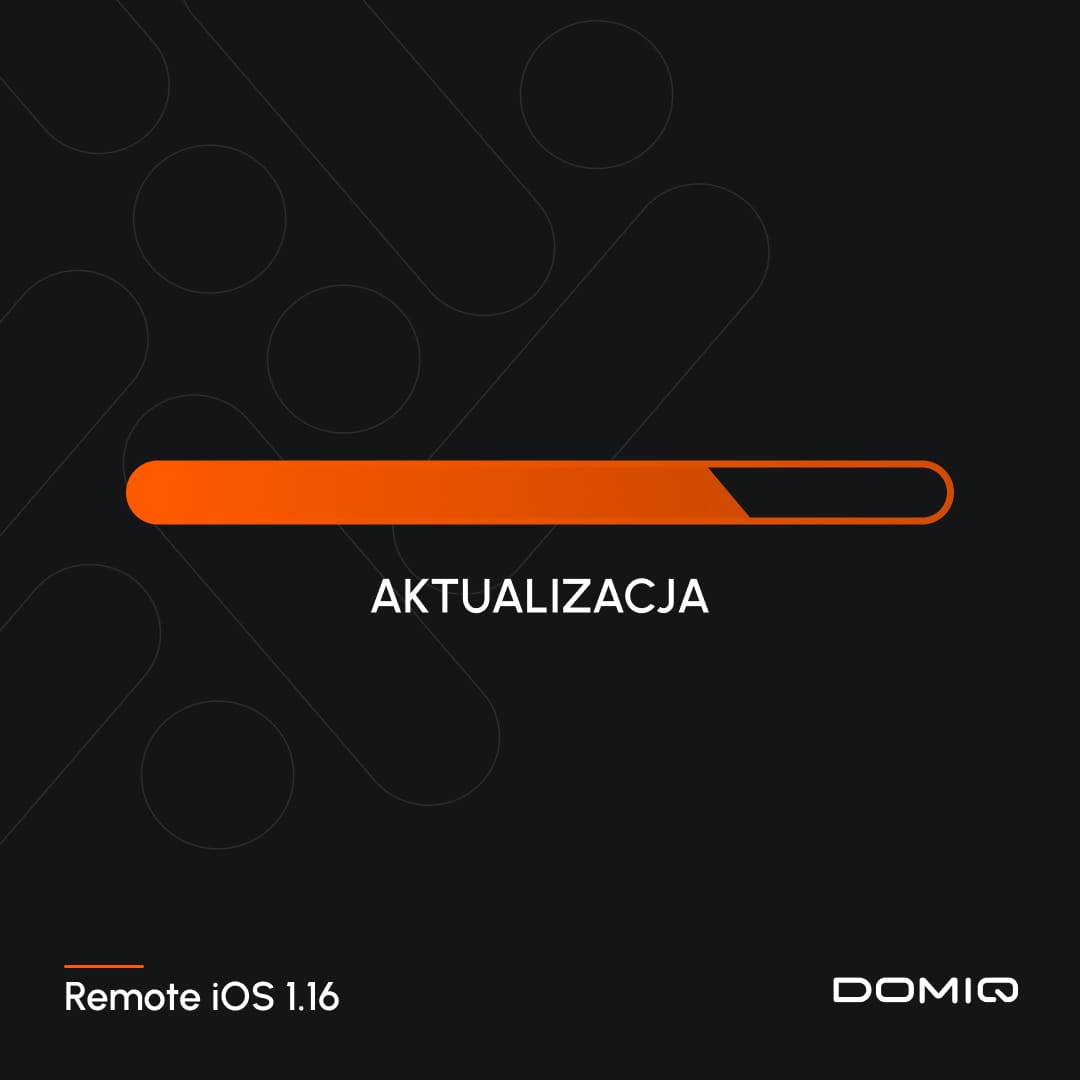 Aktualizacja DOMIQ - Remote iOS 1.16
